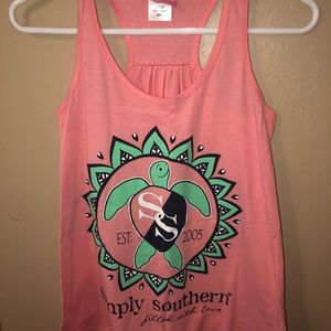 Simply southern tank top